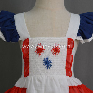 Chiffon fireworks hand embroidery baby clothes romper